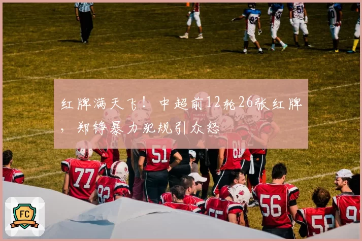 红牌满天飞！中超前12轮26张红牌，郑铮暴力犯规引众怒
